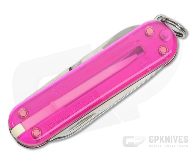 Victorinox Swiss Classic 4 1/2 Serrated Knife Pink