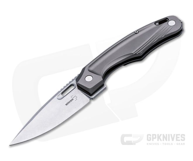 Boker 89 Ceramic Infinity Liner Lock Folding Knife Black Ceramic Blade w/  Black Handles - 110089 - Tactical Elements Inc