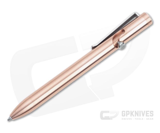 Tactile Turn Bolt Action Pen Short Copper Ink Pen For Sale