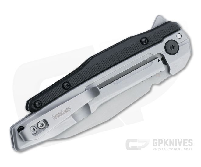 Kershaw Lithium Folding Knife Black GFN/Stainless Steel Handle