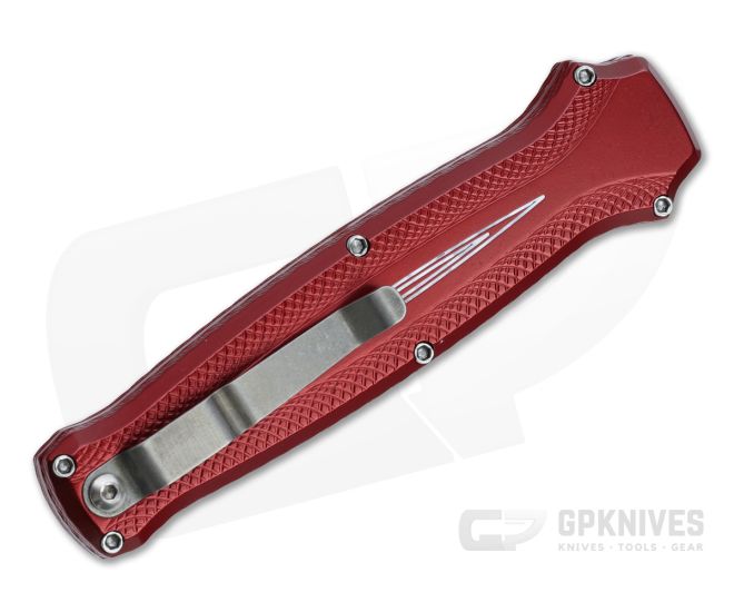 Piranha X Automatic Knife Red Tactical (3.3 Black) - Blade HQ