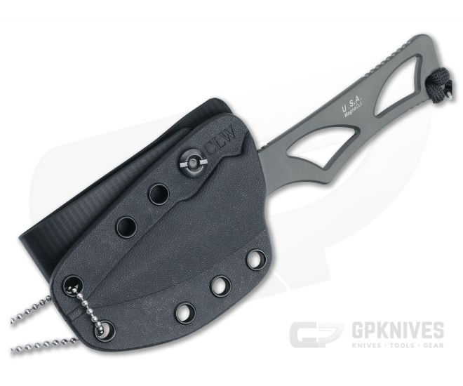 Spartan Blades Enyo Black Magnacut Neck Knife