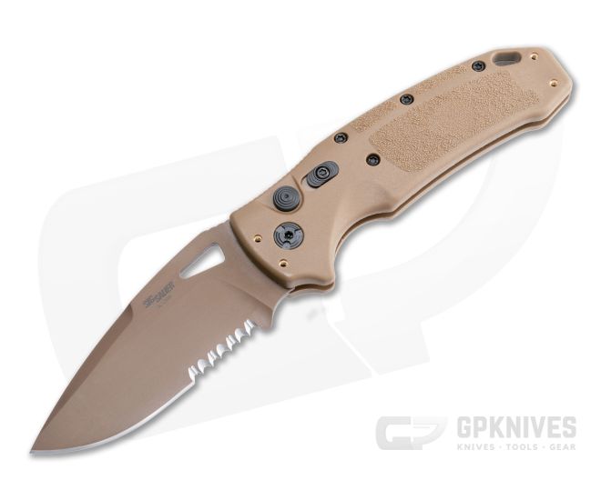 Case®  Grooved Leather USMC® Knife w/ Leather Sheath –
