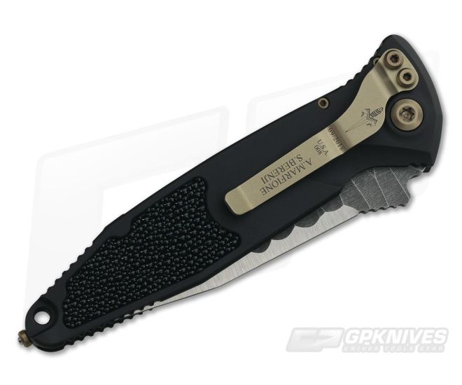 Marfione Custom Socom Elite Automatic Borka Apocalyptic Clip Point Stingray  #008 Knife For Sale