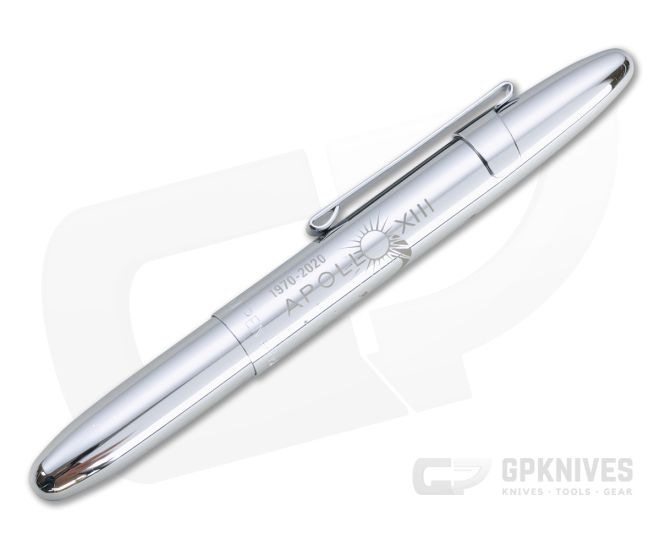 Fisher Space Pen Brushed Chrome with Clip Bullet Ballpoint Pen