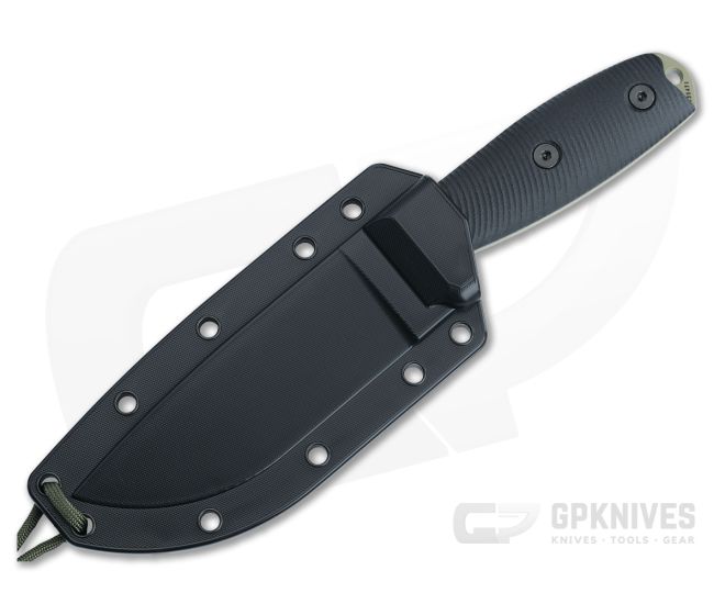 ESEE Knives Model 4 with 3D Machined Black G10 and Dark Earth Coated Drop  Point Blade [Free Shipping]