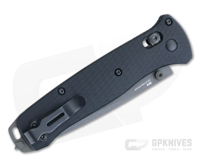 Benchmade Knives: 537GY-03 Bailout - Black Aluminum - CPM-M4 Tanto -  Tungsten Gray Cerakote - AXIS Lock