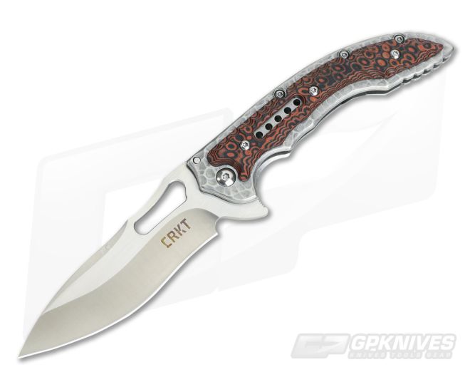 CRKT Ikoma Fossil 5460 Flipper Folding pocket Knife for sale