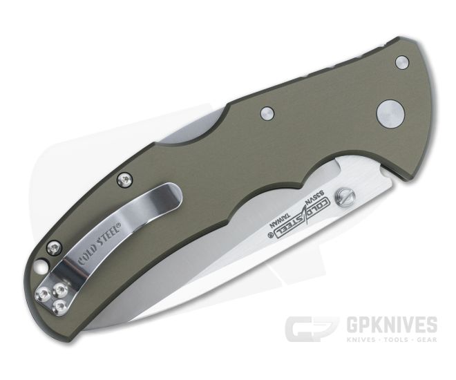 Cold Steel Code 4 Spear Point Satin S35VN GunMetal Gray Aluminum