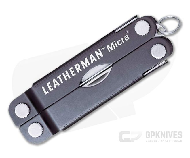 Leatherman Micra, Gray Handle, Pkg Peg