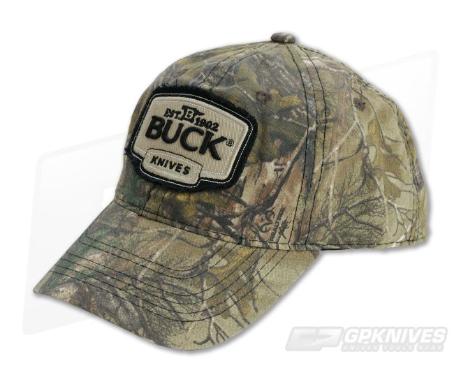 Buck Knives Hat RealTree AP Camo and Buck Logo