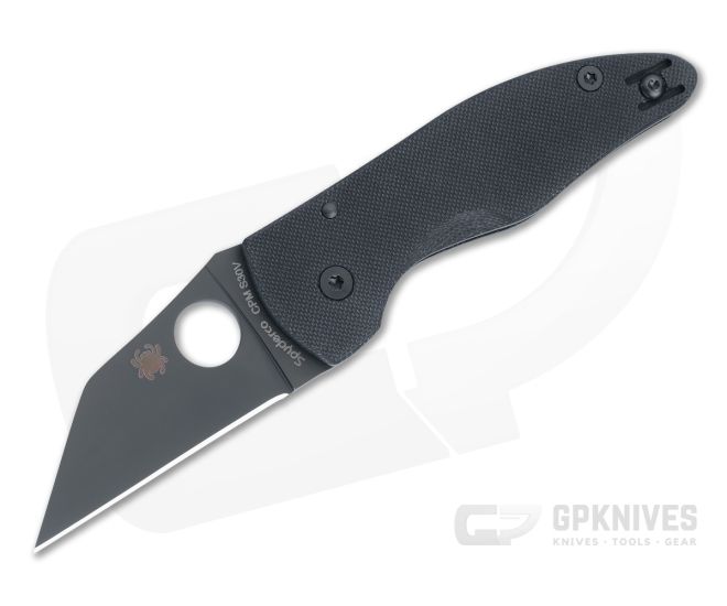 Spyderco MicroJimbo Black Blade Black G-10 C264GPBK Knife