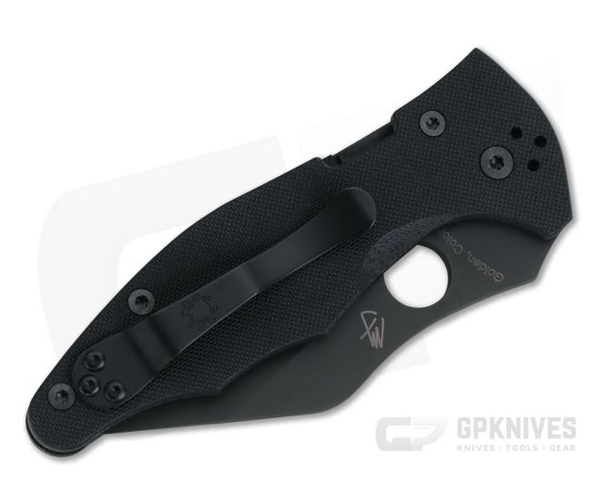 Spyderco Yojimbo 2 Black S30V Blade Black G10 Compression Lock Knife