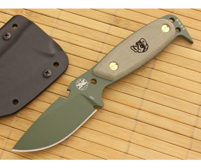 DPx Gear HEST Original Fixed Blade OD Green