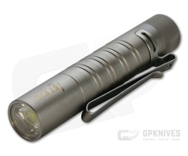 Olight i5T EOS Titanium Limited AA 300 Lumen Slim Tail Switch Flashlight  For Sale