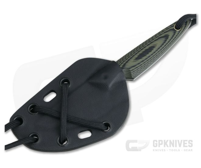 Smith & Sons Shrew AEB-L Camo G10 Everyday Carry Fixed Blade Neck