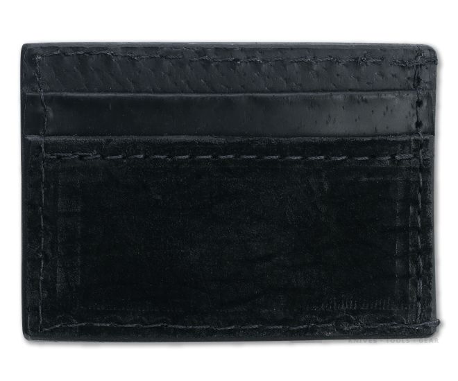 Yoder Leather Company Black Hippo Clip Wallet For Sale