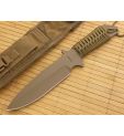 Strider Knives MK-1 Fixed Knife Cerakote Blade Coyote Cord Wrap Handle