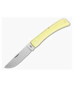 Case Sod Buster Yellow Synthetic Smooth Slip Joint 00038