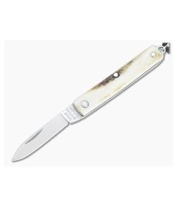 Great Eastern Cutlery #05 PPP Keychain Knife Pen Blade Sambar Stag Slip Joint Folder 052121-SS-21