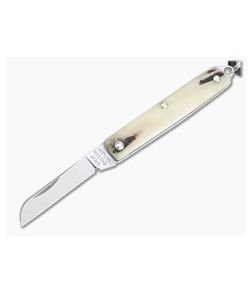 Great Eastern Cutlery #05 PPP Keychain Knife Sheepsfoot Sambar Stag Slip Joint Folder 053121-SS-21