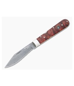 Boker Solingen 1906 2020 Damascus Amboina Red Curly Birch Collector's Knife 1132020DAM