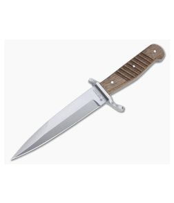 Boker Solingen Trench Knife C75 Walnut Fixed Blade 121918