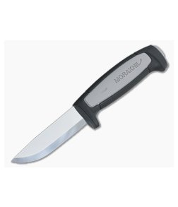 Mora Knives Robust Fixed Blade Knife Black & Gray Handle Plain Edge 12249