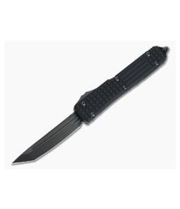 Microtech Ultratech Delta Signature Fluted DLC Tanto Black Frag OTF Automatic Knife 123-1UT-DS