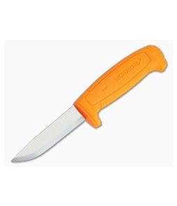 Mora of Sweden Basic 511 Orange Fixed Knife Carbon Blade 12811
