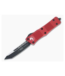Microtech Troodon T/E Black 204P Tanto Red OTF Automatic 140-1RD