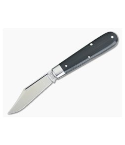 Tidioute Cutlery #15 Boys Knife Clip Blade Black Linen Micarta
