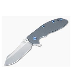 Hinderer XM-18 3.5 Skinner Grey G10 Stonewash Light Blue