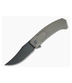 WE Knives Shuddan Flipper Black 20CV Bronze Titanium Folder WE21015-3