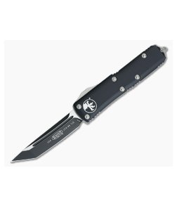 Microtech UTX-85 Tanto Black M390 Plain Edge OTF Automatic Knife 233-1