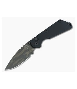 Protech Strider SnG Custom Shark Skin DLC Black Aluminum Automatic Knife 2407-SS