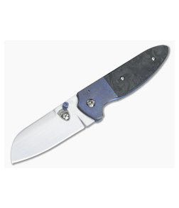 Sheepdog Knives Custom Deviant Blue Ti Folder