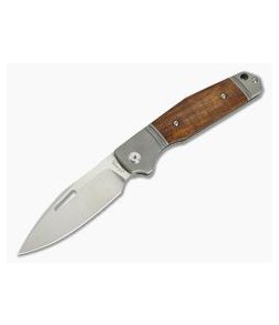 JE Made Combustion Slip Joint Bolstered Ironwood w/ Clip CPM-3V