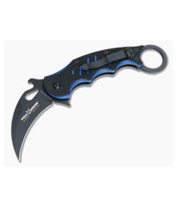 Fox Knives 479 Karambit Black/Blue G10 Black Blade 479BB