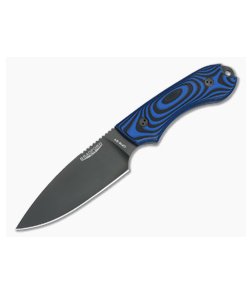 Bradford Knives Guardian4 PHT Flat Grind 3D Black/Blue G10 DLC 3V