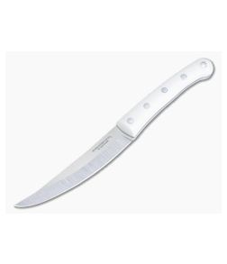 Condor Tool & Knife Meatlove Satin 420HC White Linen Micarta Fixed Blade CTK5008-4.5SS
