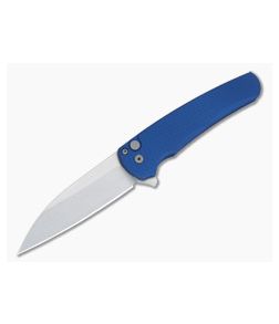 Protech Malibu Blue Dragon Scale Stonewash Wharncliffe