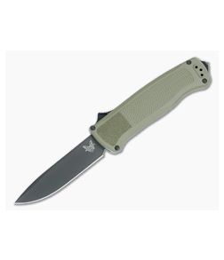 Benchmade 5371BK-01 Shootout Drop Point Green Grivory DLC CruWear OTF 