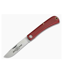 Great Eastern  #71 Farm and Field Tool Bullnose Work Knife Red Micarta
