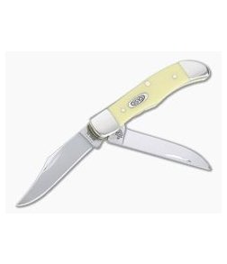 Case Pocket Hunter Two-Blade Smooth Yellow Synthetic 81093
