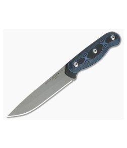 TOPS Knives Dicer 4 Steak S35VN Blue Black G10 Micarta Kitchen Knife DCR4-01