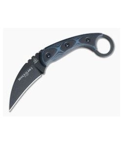 TOPS Knives Devil's Claw 2 Blue & Black G10 Fixed Blade Karambit