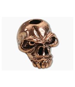 Schmuckatelli Jumbo Emerson Skull Bead Antique Copper Plated Pewter