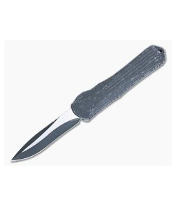 Heretic Manticore-X Breakthrough Gray Handle with Two-Tone Battleworn Black MagnaCut Recurve OTF Auto H033-14A-BRKGRY