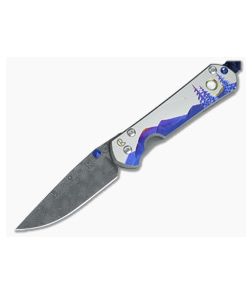 Chris Reeve Small Sebenza 21 Nichols Damascus Night Sky with Shooting Star and MOP